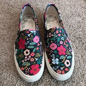 Keds + Rifle Paper Co slip on